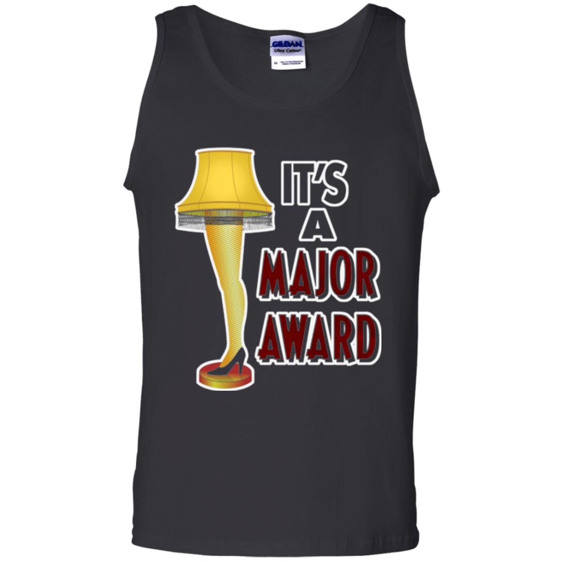 Christmas T-shirt It_s A Major Award Leg Lamp Black