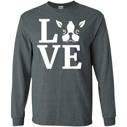 Dog Lovers T-shirt I Love My Boston Terrier Dark Heather