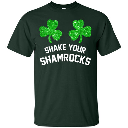 Shake Your Shamrocks St. Patrick_s Day T-shirt Forest
