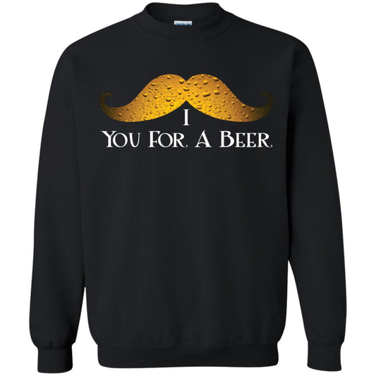 I Mustache You For A Beer Saint Patrick_s Day Black