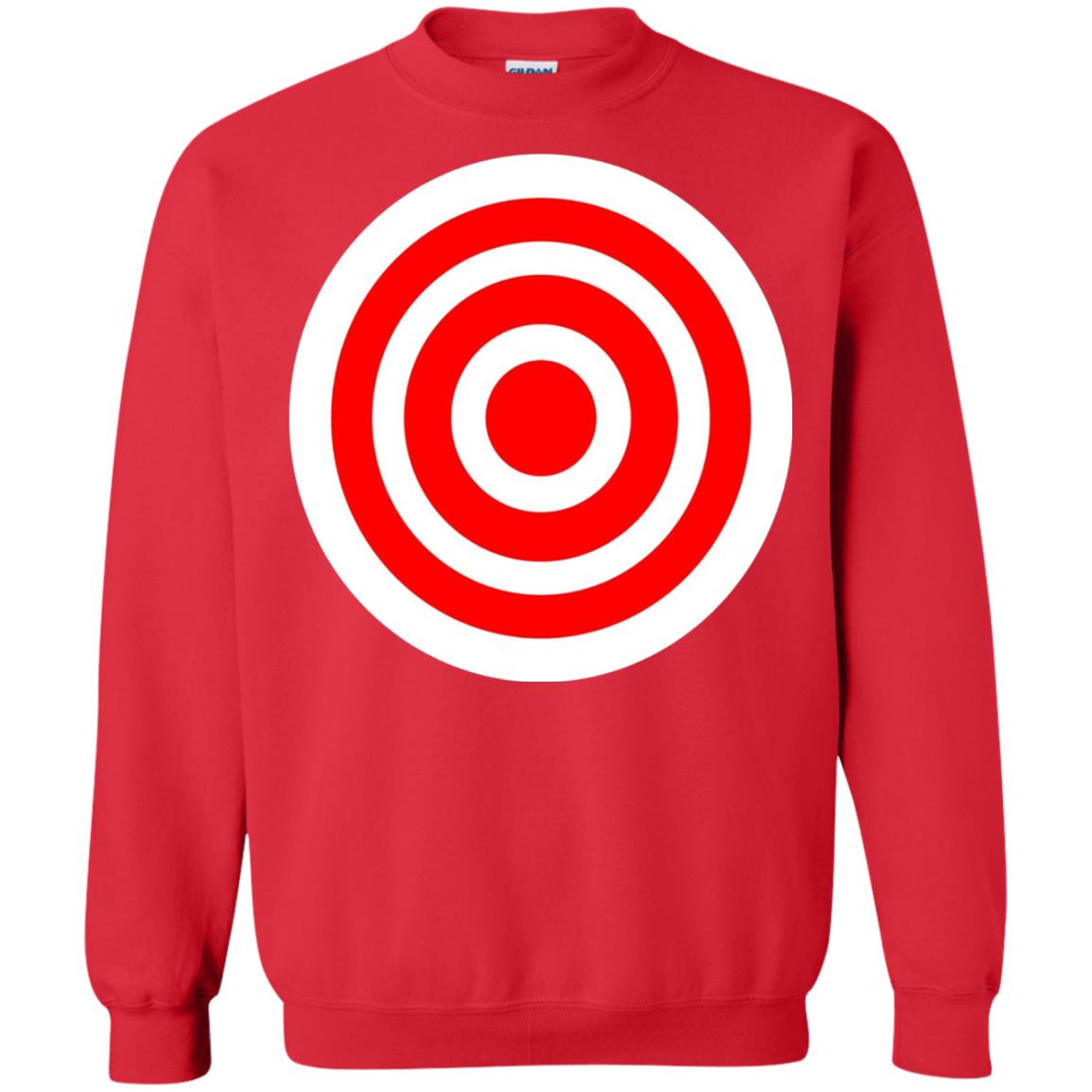 Funny Practice Bulls Eye Board Game Target T-shirt Red