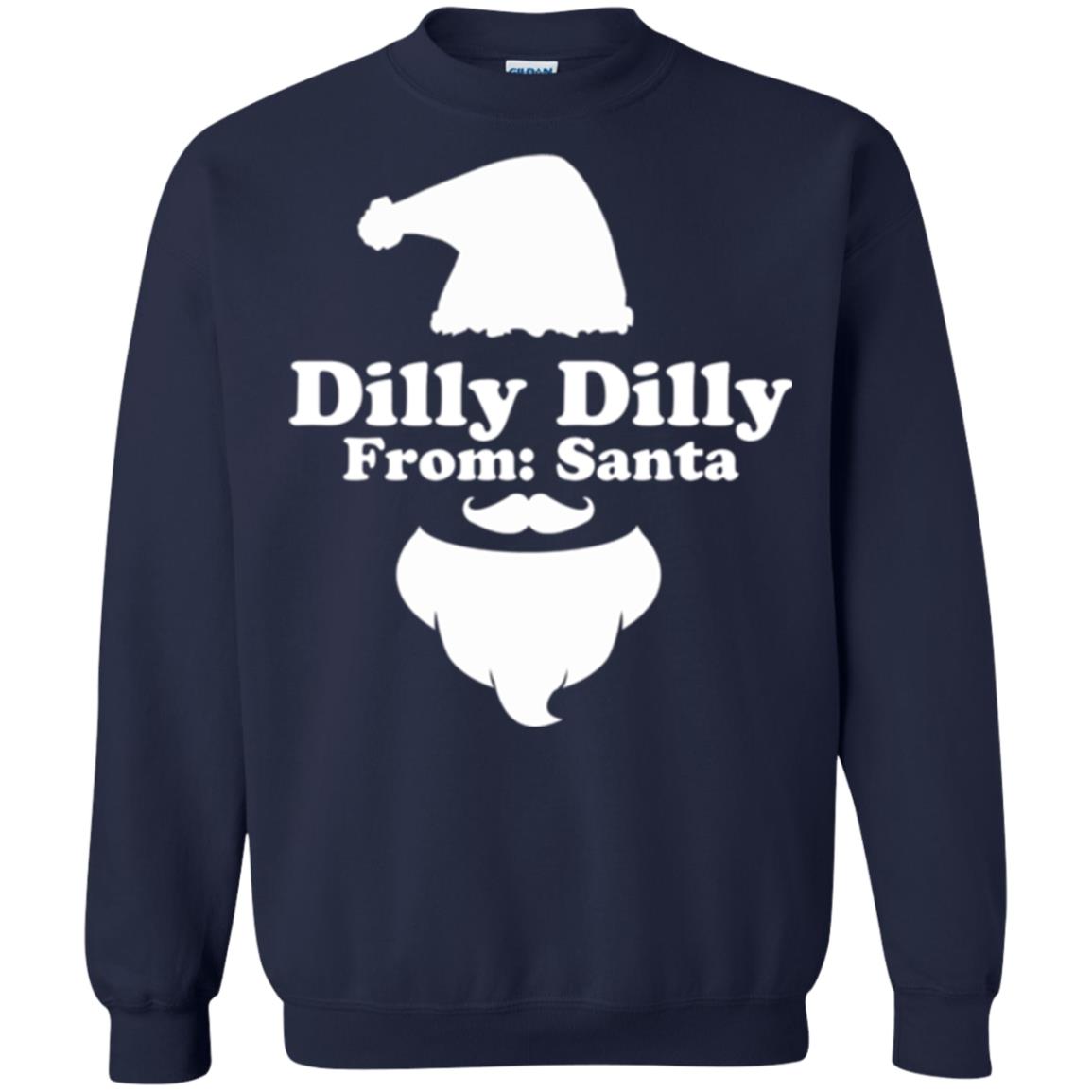 Christmas T-shirt Dilly Dilly From Santa Navy