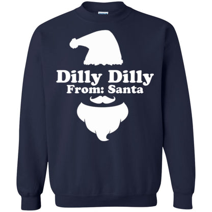 Christmas T-shirt Dilly Dilly From Santa Navy