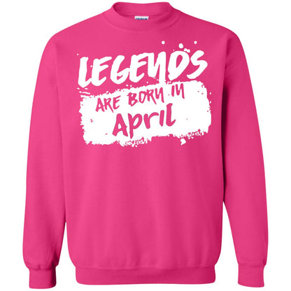 April Birthday Shirt Legends Are Born In April Heliconia