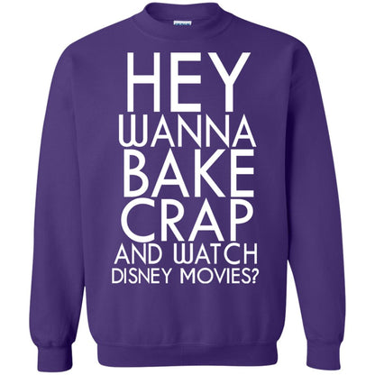 Hey Wanna Bake Crap And Wacth Disney Movie Purple