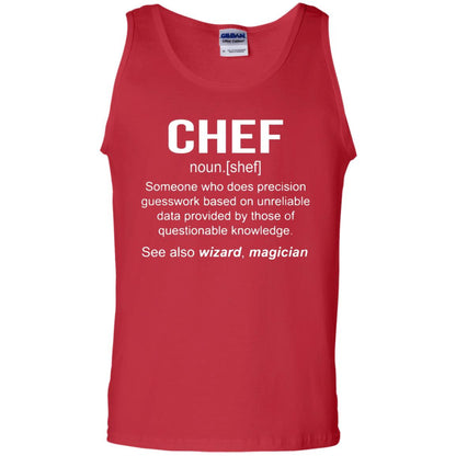 Funny Chef Meaning Shirt Chef Noun Definition Red