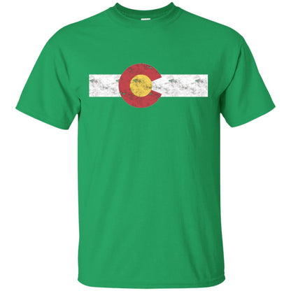 Colorado State Flag T-shirt Patriotic Colorado Day Irish Green