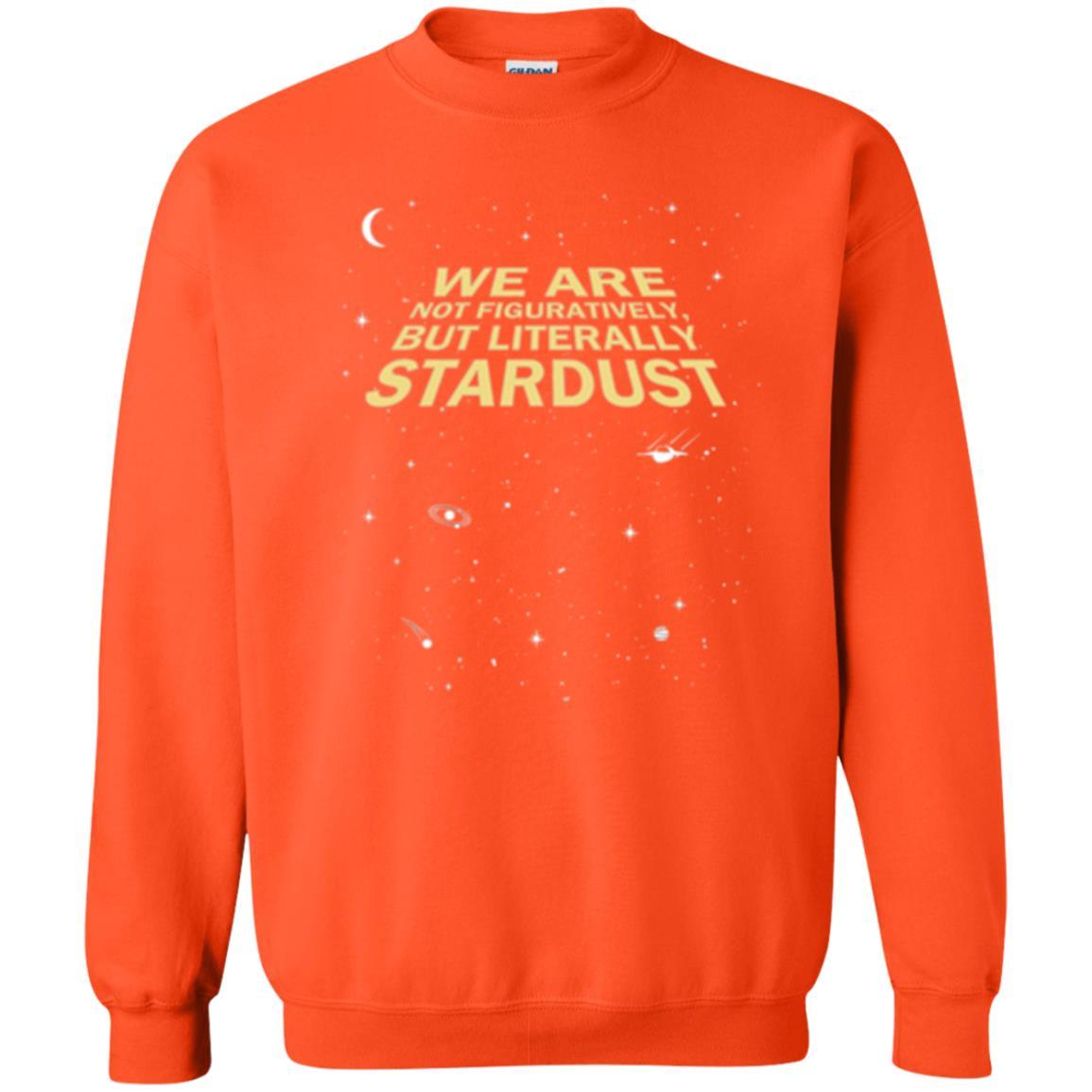 Astronomy T-shirt We Are Not Figuratively But Literally Stardust Orange