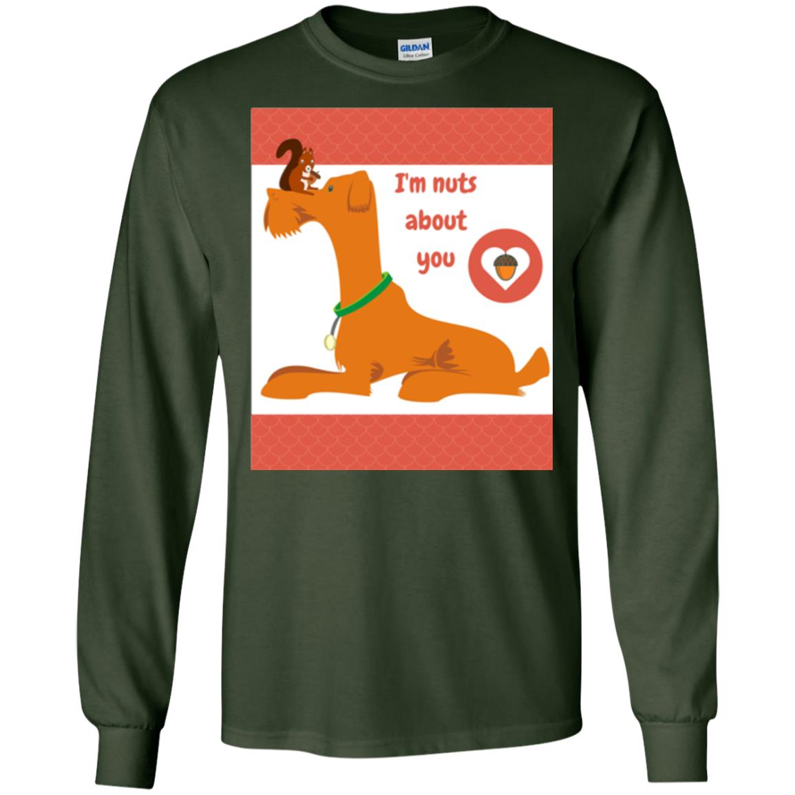 I_m Nuts About You T-shirt Forest Green