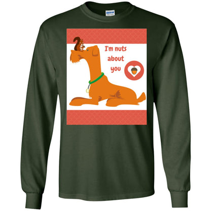 I_m Nuts About You T-shirt Forest Green