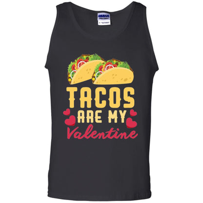 Funny Valentines Day Shirt Tacos Lovers Love Heart Gift Shirt Black