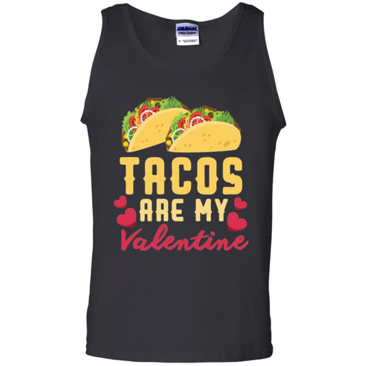 Funny Valentines Day Shirt Tacos Lovers Love Heart Gift Shirt Black