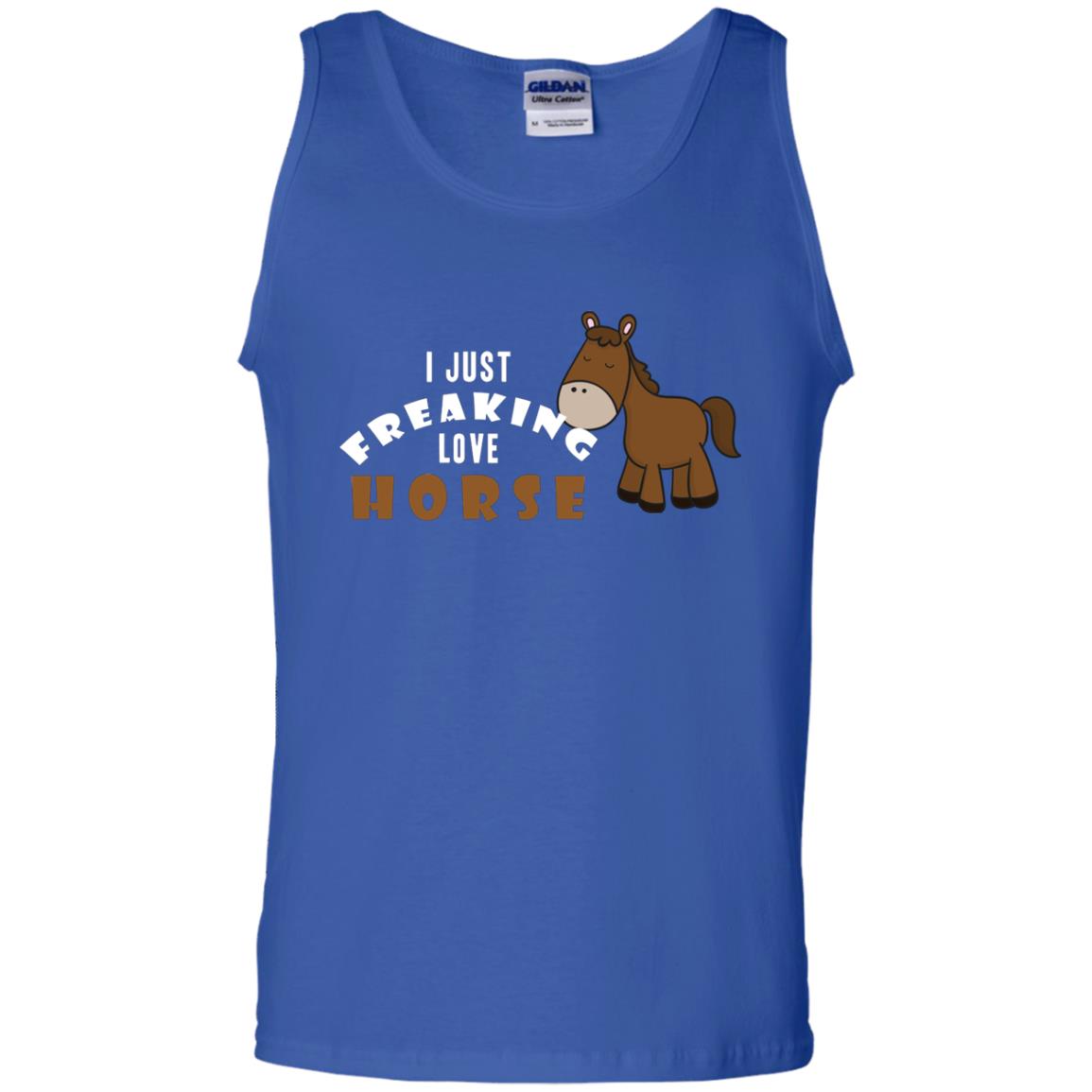 I Just Freaking Love Horse Shirt Royal