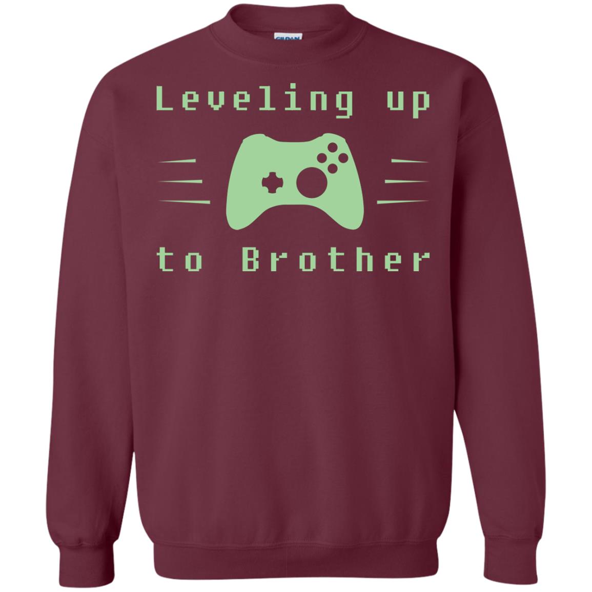Rata-leveling Up To Brother Gaming Family Shirt Maroon