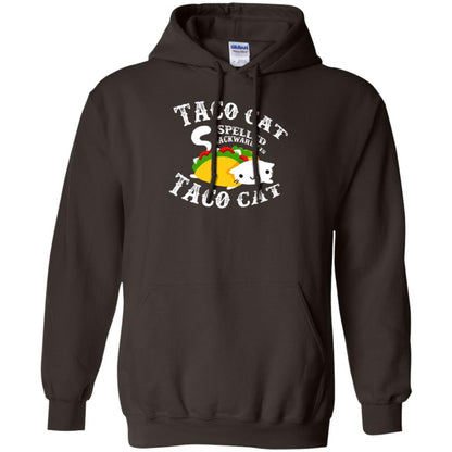 Taco Cat Spelled Backwards Is Taco Cat T-shirt Dark Chocolate