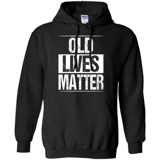 Elderly Seniors T-shirt Old Lives Matter T-shirt Black
