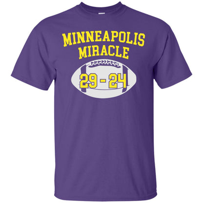 Football Lover T-shirt Minneapolis Miracle Purple