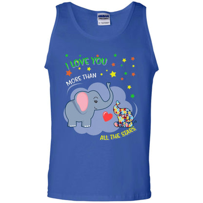 I Love You Morethan All The Stars Autism Awareness Shirt Royal
