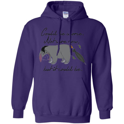 Cartoon T-shirt Could Be Worse Not Sure How But It Could Be Purple
