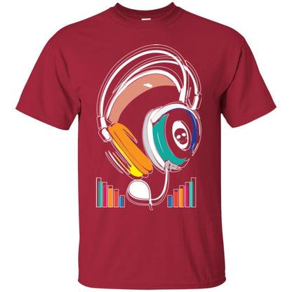 Music Lover T-shirt Sound Activated Glow Cardinal