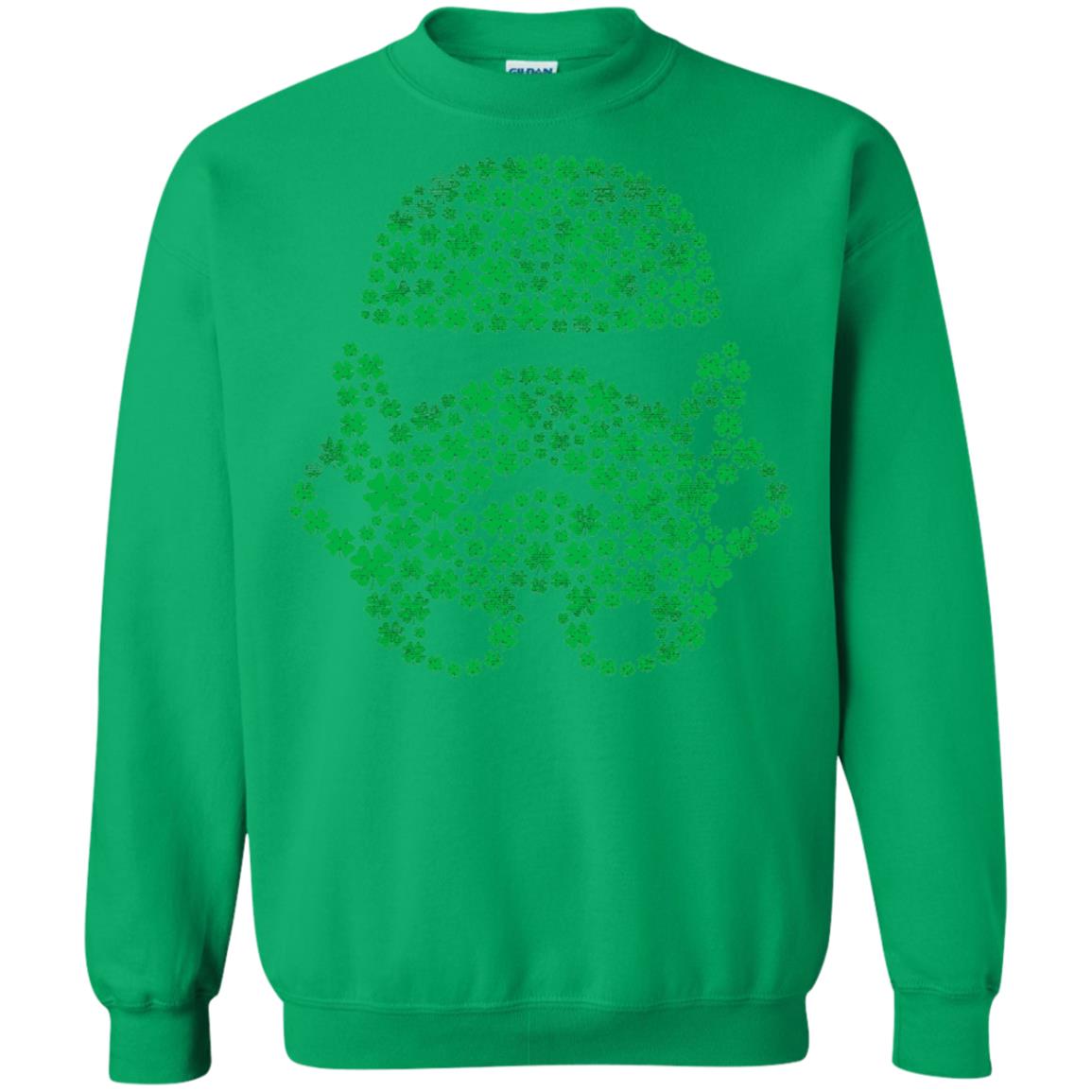 Stormtrooper Clovers St. Patrick_s Graphic T-shirt Irish Green