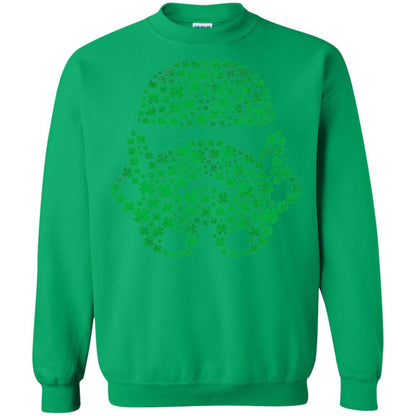 Stormtrooper Clovers St. Patrick_s Graphic T-shirt Irish Green