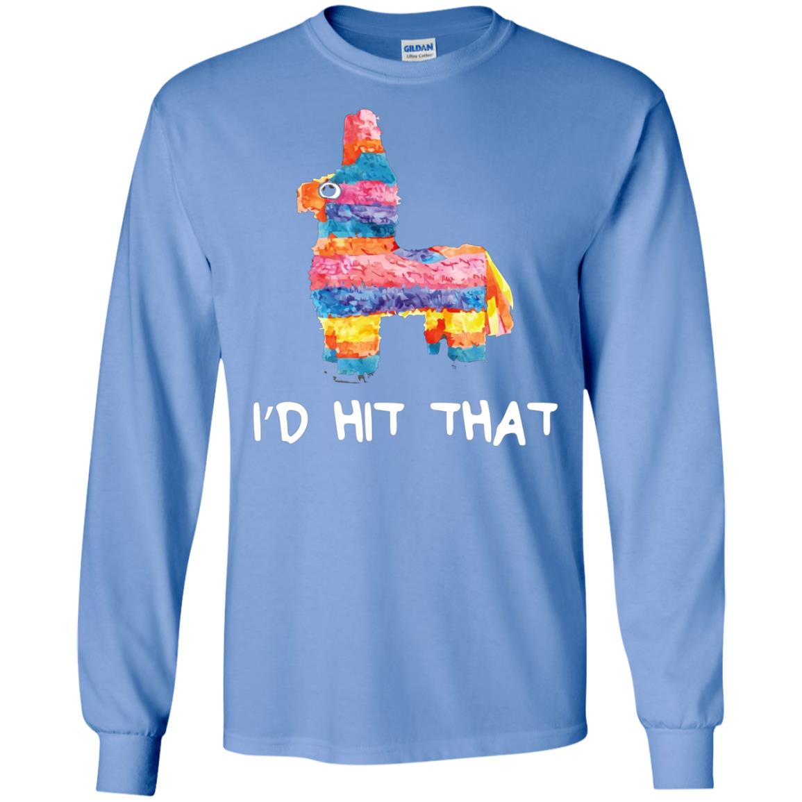 Cinco De Mayo Party Shirt Id Hit That Pinata Carolina Blue