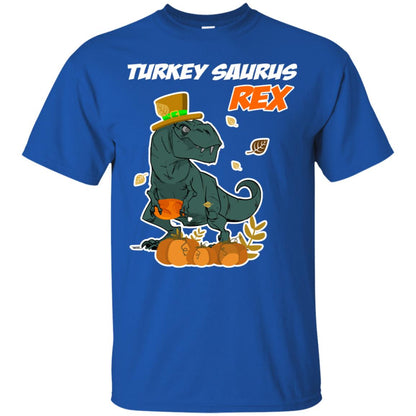 Turkey Rex Saurus Dinosaur Thanksgiving Idea Shirt Royal