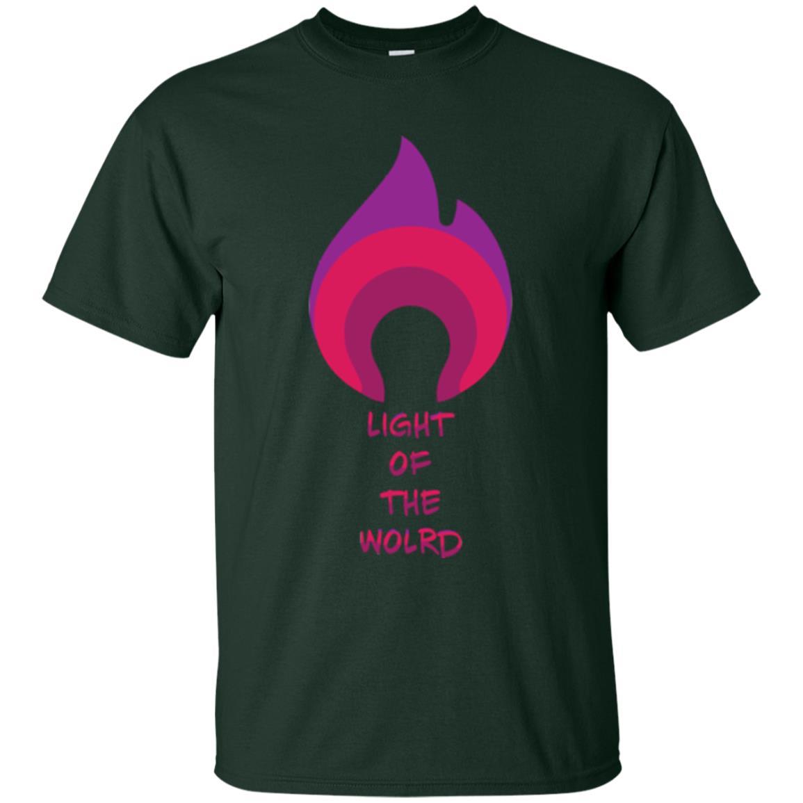 Music T-shirt Light Of The World Forest Green