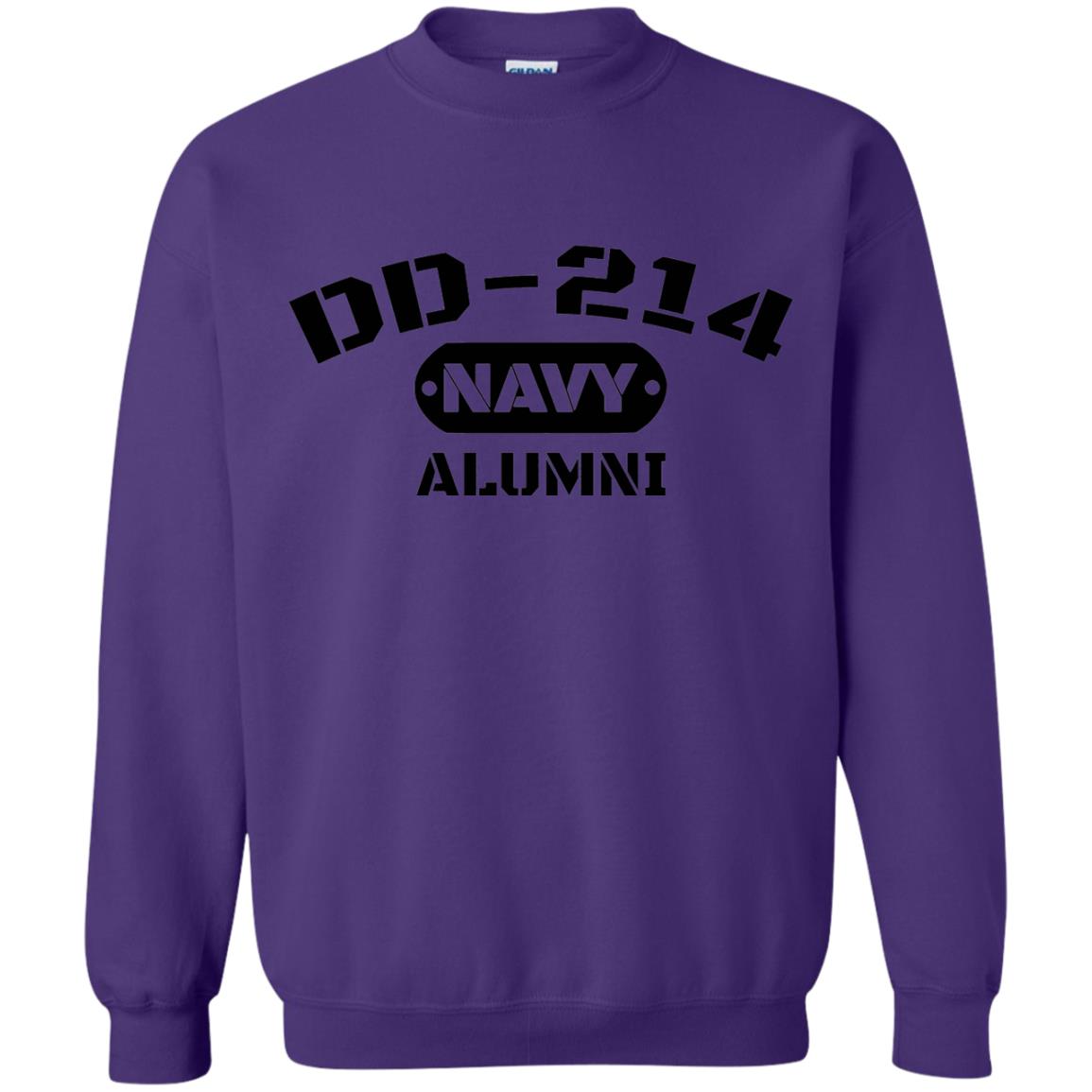 Dd-214 Us Navy Alumni T-shirt Purple