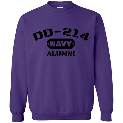Dd-214 Us Navy Alumni T-shirt Purple