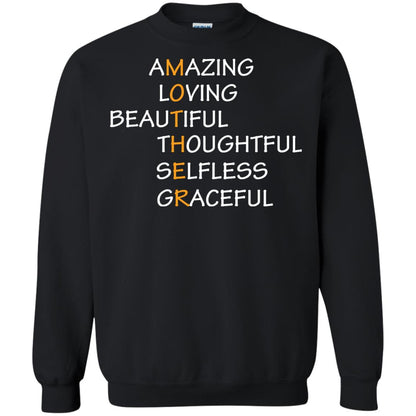 Amazing Loving Beautiful Thoughtful Selfless Graceful Mother Black