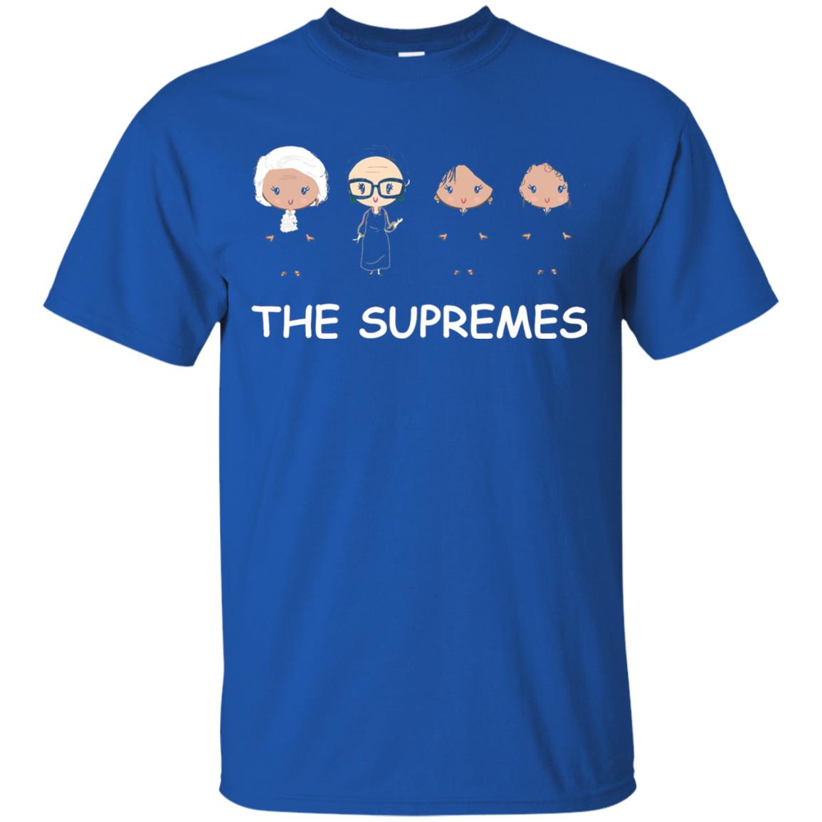 The Supremes Ruth Bader Ginsburg Music Fan T-shirt Royal