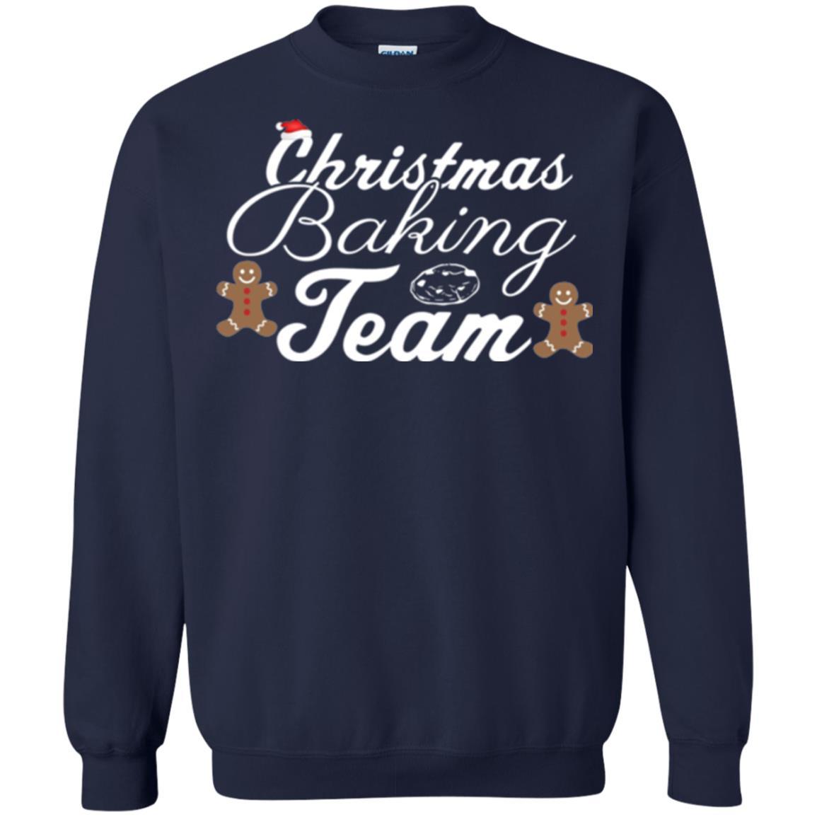 Baker T-shirt Christmas Baking Team Navy