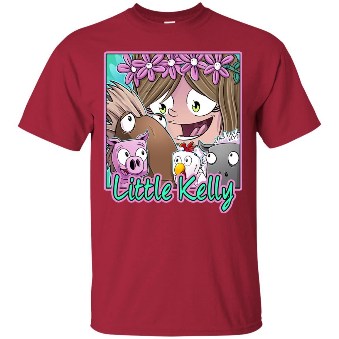 Little Kelly Minecraft Little Club Adventures Shirt Cardinal