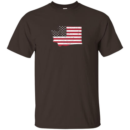 Washington State Home T-shirt Dark Chocolate