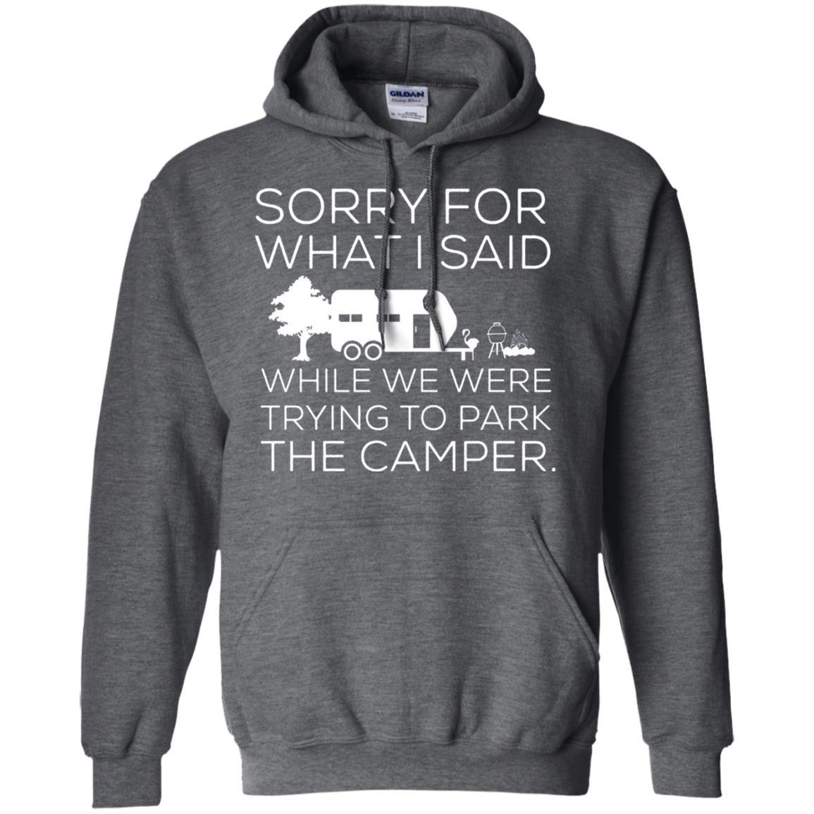 Camping T-shirt We Were Trying To Park The Camper Dark Heather