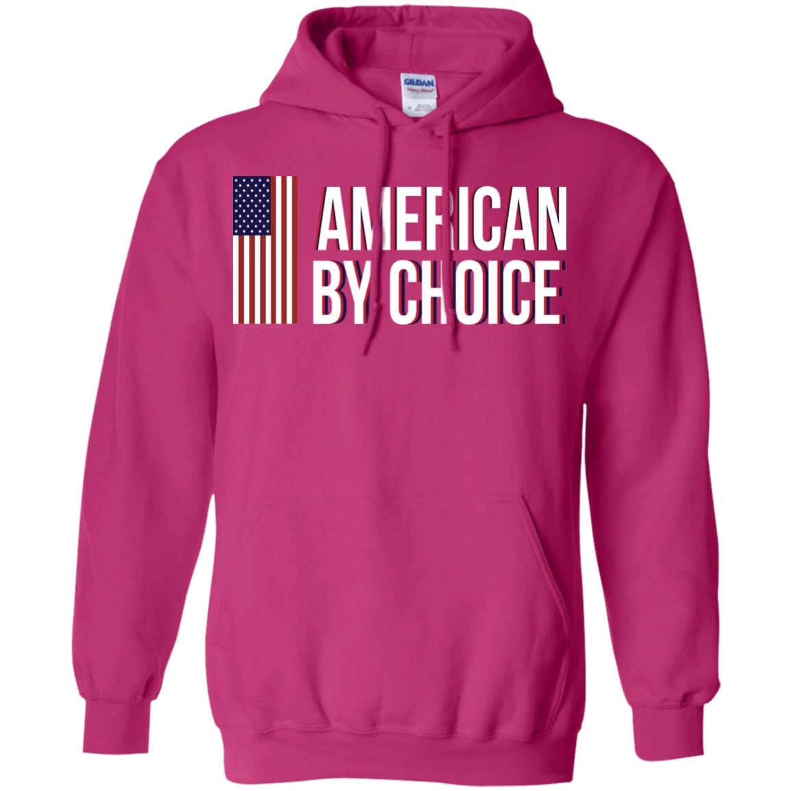 Flag Of American By Choice T-shirt Heliconia
