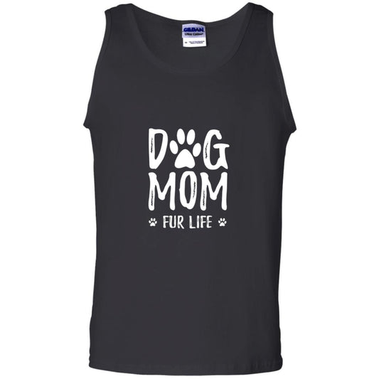 Dog Lover T-shirt Dog Mom Fur Life T-shirt Black