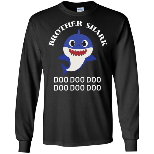 Brother Shark Family Shark Shirt Black