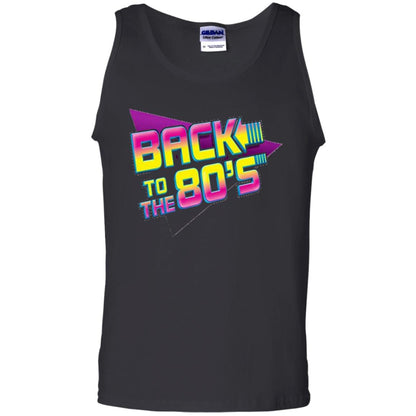 Back To The 80s Graphic Retro Novelty T-shirt Black