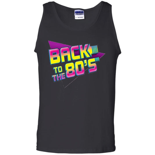 Back To The 80s Graphic Retro Novelty T-shirt Black