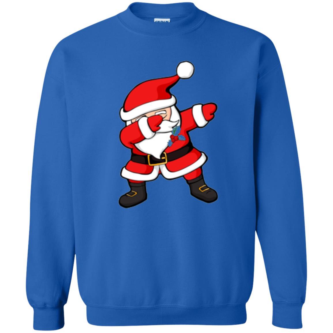 Christmas T-shirt Dabbing Santa Claus Christmas Dab Novelty Royal