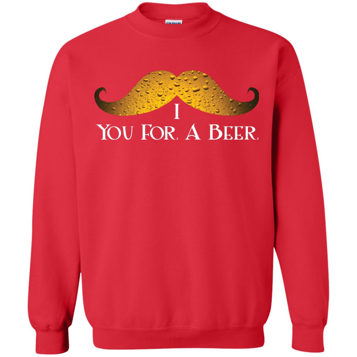 I Mustache You For A Beer Saint Patrick_s Day Red