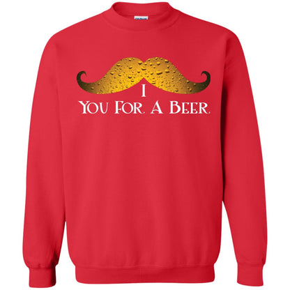 I Mustache You For A Beer Saint Patrick_s Day Red