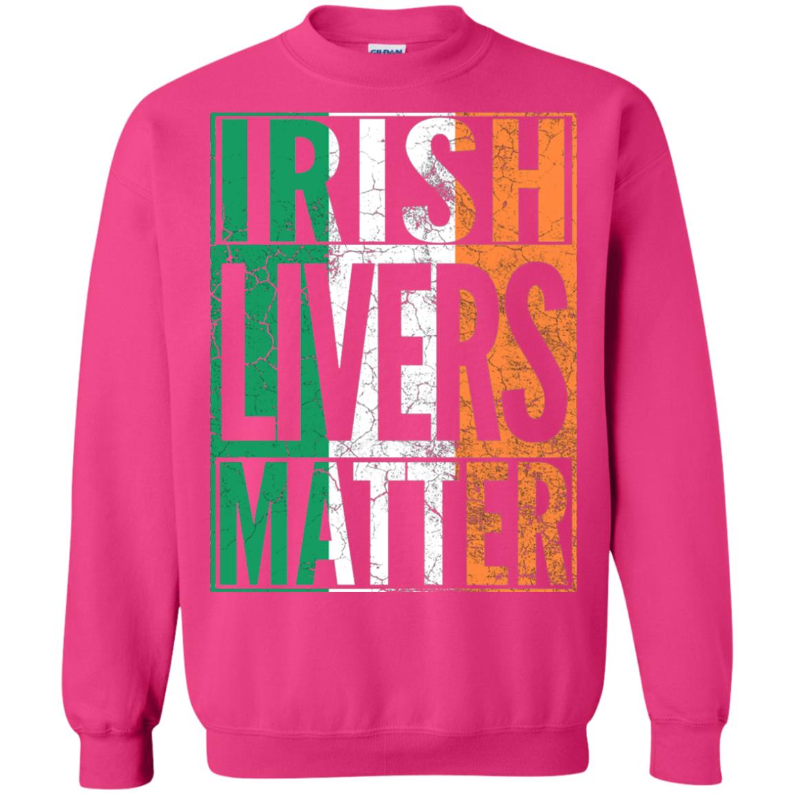 Irish Livers Matter St. Patrick_s Day T-shirt Heliconia