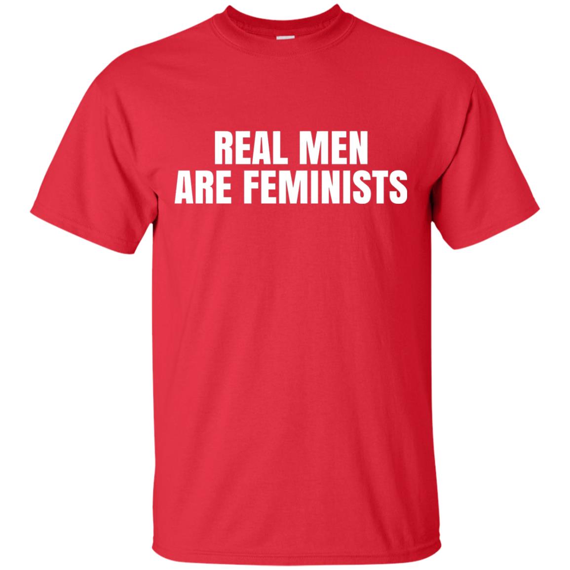 Real Men Are Feminists Feminism T-shirt Red