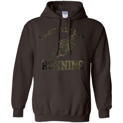 Movie T-Shirt I Just Felt Like Running Dark Chocolate