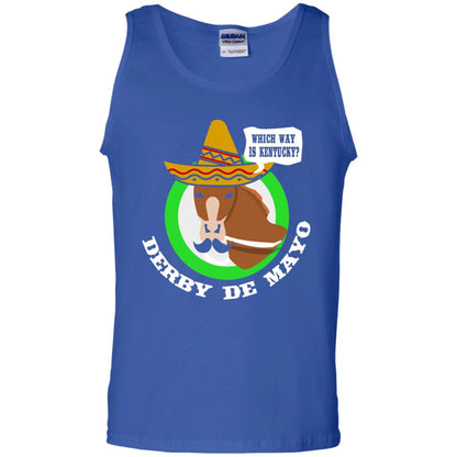 Derby De Mayo Kentucky Sombrero Mexican Horse Race T-shirt Royal