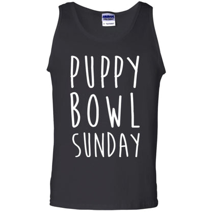 Football Dog Lover T-shirt Puppy Bowl Sunday T-shirt Black